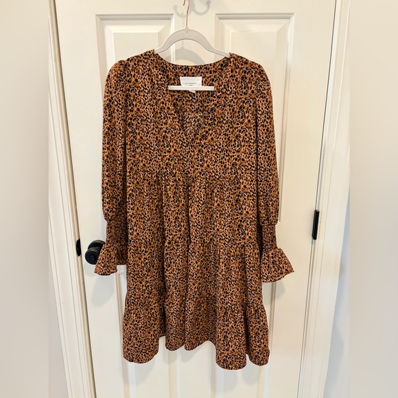 Tuckernuck Pomander Place Kenzo Dress in Leopard, size Large - Picture 4 of 7